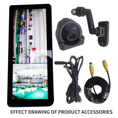 China IP67 Vehicle Rear View Mirrors DVR Full HD 1080P 2CH Dual Camera Video Recorder for sale