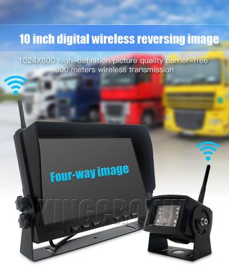 China Infrared Waterproof Wireless Trailer Backup Camera 140 Degree View Large Capacity Battery for sale