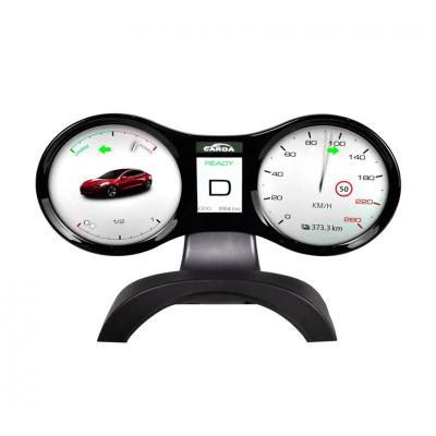 China Selectable Warning Light Tesla Model Y Instrument Cluster Panel LCD 4.3 Inch for sale