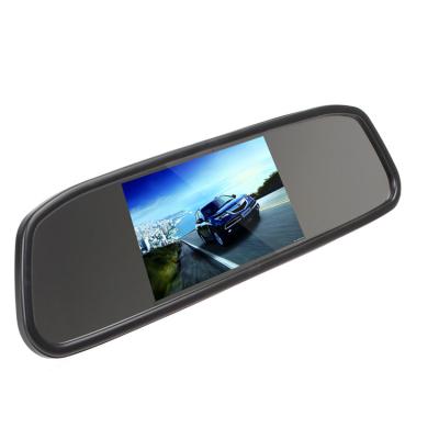 Cina IP67 Universal Car Rear View Mirror Monitor With Camera Display in vendita