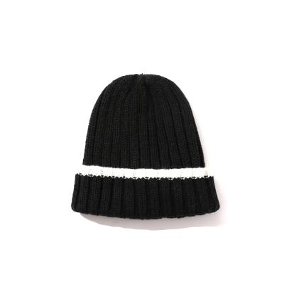 China COMMON Wholesale Custom Women's Knitted Hat Winter Hat Unisex Knitted Beanies for sale