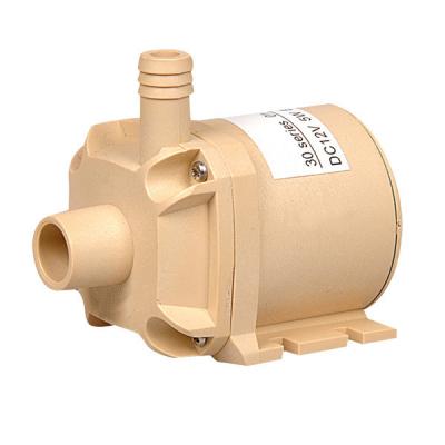China FLOWLEAP food grade dc water pump 12V brushless centrifugal pump for hot water 100℃ submersible pump KCP-30 for sale