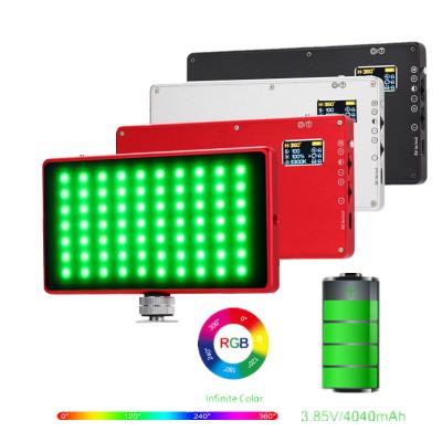 China PORTABLE Pocket RGB Photography Film Selfie Phone LED Fill Light Magic Bi-color Videography Film Light For Shoot for sale