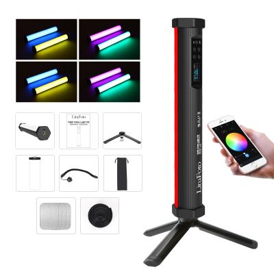 China Mini Rgb Colorful Portable Usb Rechargeable Sufficiency Lamp Led Photography Magic Wand Live Streaming Video Wand Light Handheld Tube Stick for sale