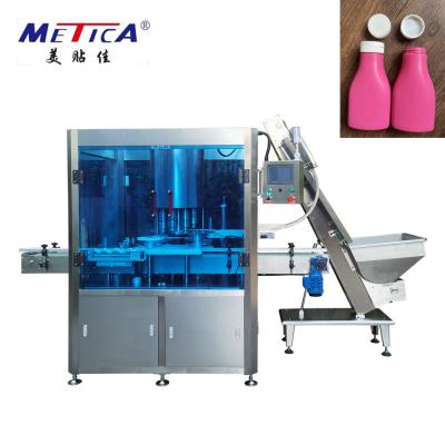 China 8 Heads Electric Bottle Capping Machine High Speed Rotary Type For Flip Caps for sale