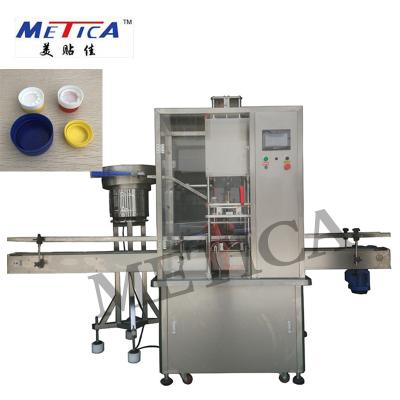 China Engine Oil Bottle Linear Automatic Screw Capping Machine Pressing And Screw Cap for sale