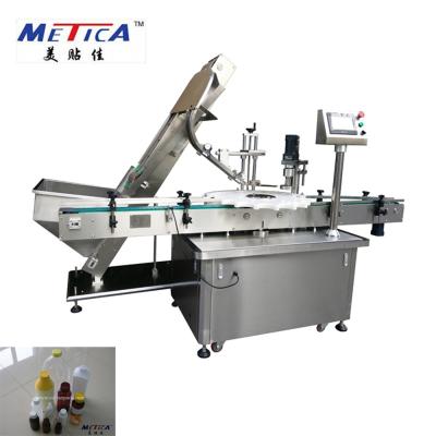 China Highly Efficient Automatic Bottle Capper - PLC Control - 10-30 Bottles/Min for sale