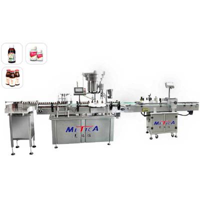 China Fully Automatic Monoblock Filling Capping Machine Precision Servo Motor Driven 99% Capping Rate for sale