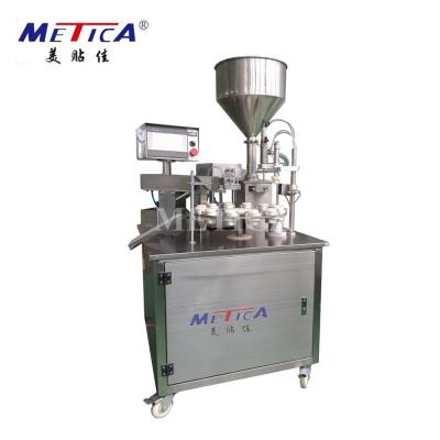 China Semi Automatic Tube Filling And Sealing Machine Touch Screen Tube Filler Sealer for sale