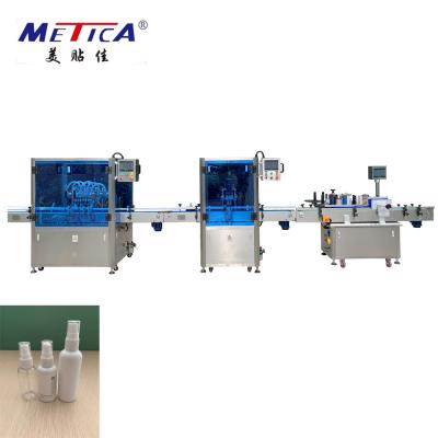 China 5kw Automatic Filling Capping And Labelling Machine For Spray Bottle for sale
