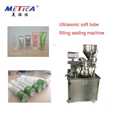 Chine Machine de scellage remplissante de tube en plastique de 25BPM 1kw pour la crème de lotion et de main à vendre