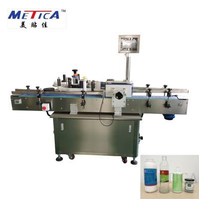 중국 MT-200 병 레테르를 붙이는 기계를 위한 자동적인 수직 스티커 둥근 병 레테르를 붙이는 기계 판매용