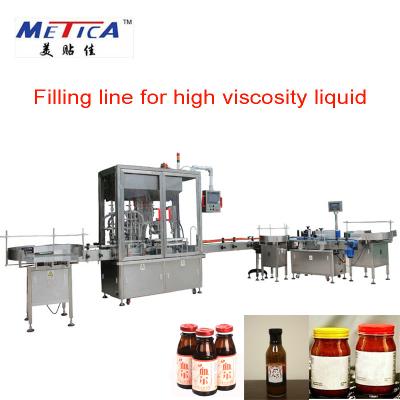 China SS316 Pet Bottling Line Tomato Sauce Jam Filling Machine 9000mm Length for sale