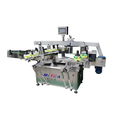 China Automatic Bottle Neck And Sides sticker Labeling Machine Bottle Labeling Machine for sale