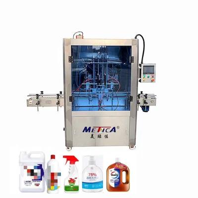 China 1000ml Shampoo Bottle Filling Machine 4 Nozzle Liquid Detergent Filling Machine for sale