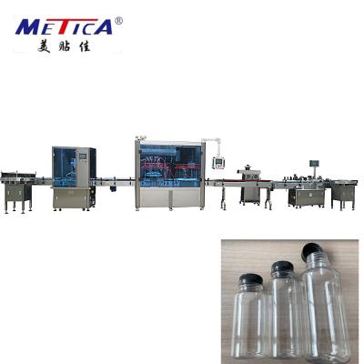 China 2000-3000BPH Juice Filling And Capping Machine 8Merers Length for sale