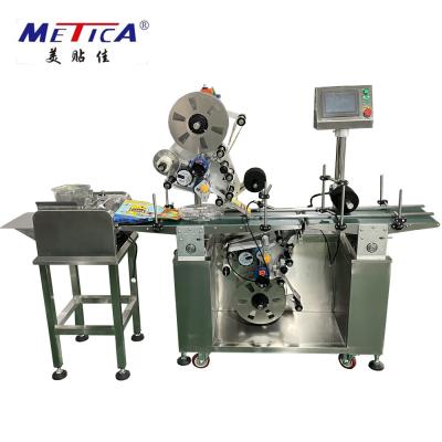 China PLC Control Top And Bottom Labeling Machine 600-12000BPH for sale