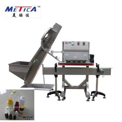中国 METICAの自動プラスチックびんおおう機械紡錘のふた締め機1800BPH-9000BPH 販売のため