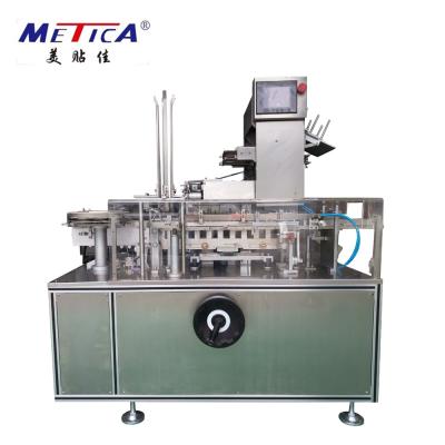 China PLC Control Bottle Cartoning Machine For Lipstick / Nail Polish for sale