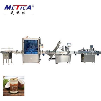China 1000BPH Coconut Oil Filling Machine Pneumatic Driven 2kw for sale