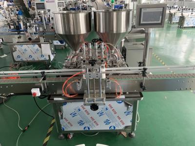 Chine machine de remplissage de bouteilles liquide de pâte de l'huile de noix de coco 1000ml 900BPH à vendre