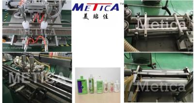 Chine machine de remplissage de bouteilles liquide de pâte de l'huile de noix de coco 1000ml 900BPH à vendre