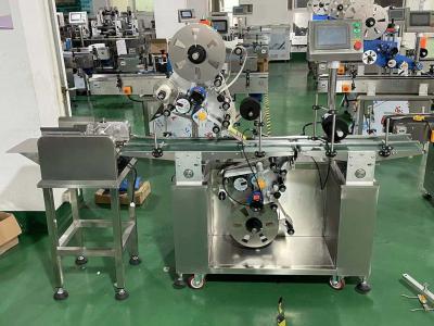China 60HZ Cosmetic Box Top And Bottom Labeling Machine Sticker Labeler for sale