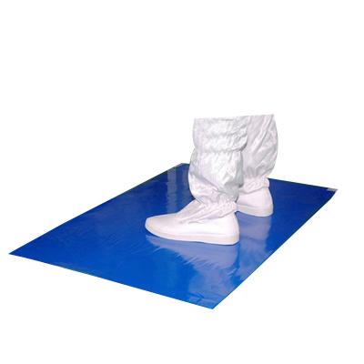 China Peel Off Temporary Surface Protection Blue Disposable Glue Entrance Adhesive for sale