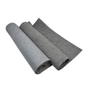 China 30mm 100% Pure Natural Industrial Black Grey Thick Pressed Needle Wool Felt for sale