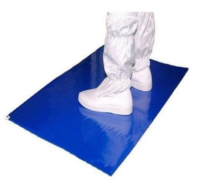 China 24''X36'' 30 Layers Blue Clean Room Sticky Pads ISO9001 for sale