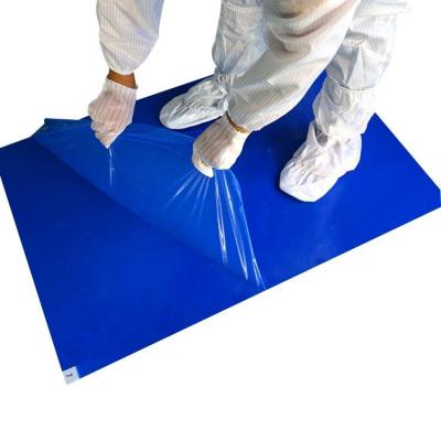 China Low Density Polyethylene Cleanroom Sticky Floor Mats PE for sale