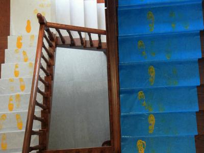 China Painter Felt Abdeckvlies Floor Protector 15gsm-2500gsm Grey Painter Fleece Nonwoven for sale