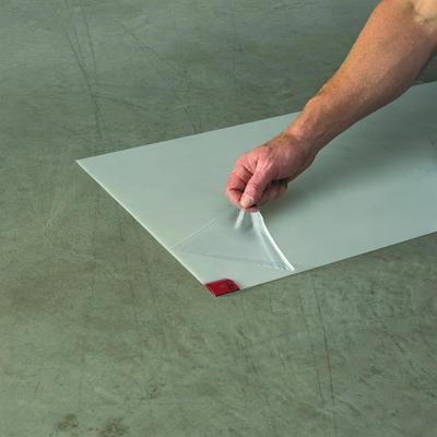 China Cleanroom Dustproof Sticky Floor Mat 0.035mm Water Based Acrylic for sale