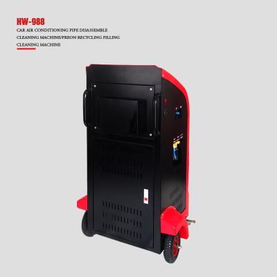 China 1 Horsepower 5.4m3/H Portable R134a Car AC Recovery Machine Inflatable wheel for sale