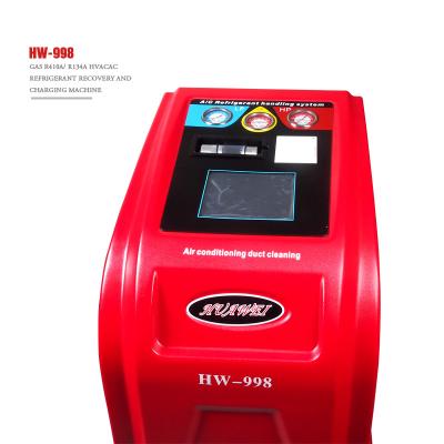 China Portable Car AC Refrigerant Recovery Machine R134a Fully Automatically for sale