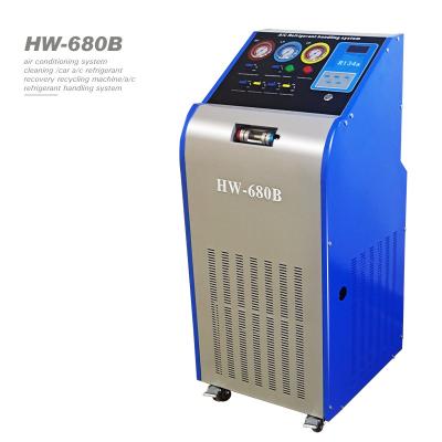 China Auto 4HP HW-680B AC Recovery Recycle And Recharge Machine For Cars for sale