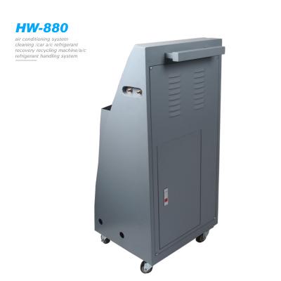 China Automatic R134a Refrigerant HW 880 60HZ Car AC Service Station for sale