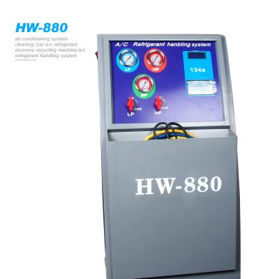 China Pressure Protection LCD Display 50HZ 134a Portable AC Service Machine for sale