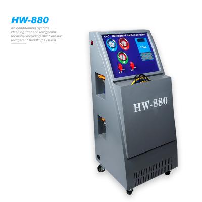 중국 HW-880 5.4m3/H 자동차 AC 복구 기계 AC 가스충전 기계 판매용