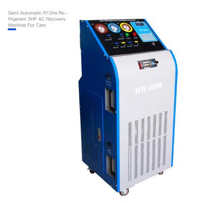 중국 1000G/Min 차량 AC 휴게소 R134a 냉매 회수 기계 판매용