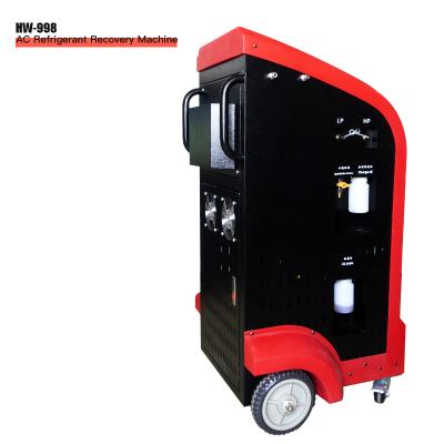 China 1 HP AC Recycling 900W Portable R134a Recovery Machine Pressure Protection for sale