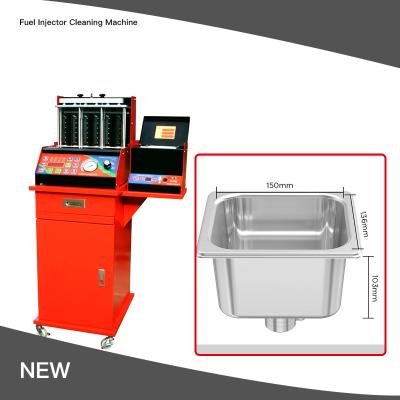 China LED Display Fluid Ultrasonic Fuel Injector Cleaning Machine 10000RPM for sale