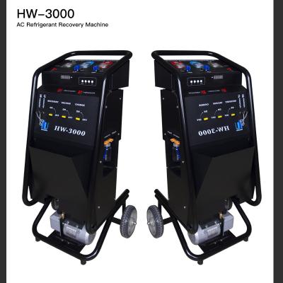 China 3HP Mobile HW-2000 Car AC Gas Recovery Machine 780W Semi Auto for sale