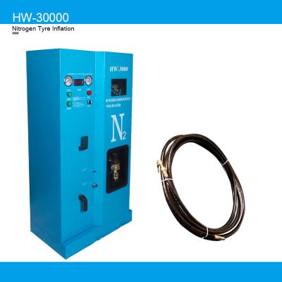 China Alta máquina 1.0Mpa del aire del nitrógeno de la inflación HW-3000 del neumático del nitrógeno de la pureza del N2 en venta