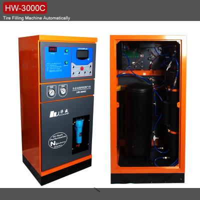 China Model HW3000C Wide LCD Display Nitrogen Tyre Inflation N2 Tyre Inflator Machine for sale