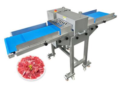 China 304 SUS Meat Slicer Machine Sausage Large Meat Cutter 2mm 800kg/h for sale