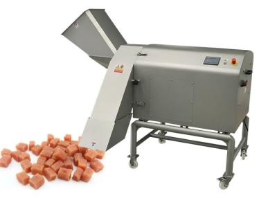 China 1500KG/H Electric Industrial Meat Dicer Diced Frozen Chicken Cube Cutting Machine for sale