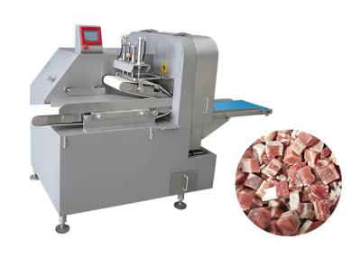 China 30pcs/min 2D Diced Beef Cutting Machine Meat Cutting Equipment for sale
