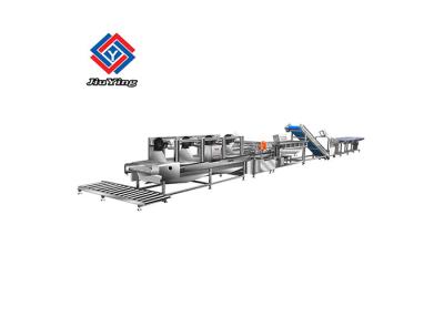 China 10 KW Salad Processing Equipment , Salad Washing Equipment 2000kg/h Capacity for sale