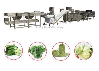 중국 자동적인 샐러드 생산 라인 잎 야채 절단과 씻기 생산 라인 판매용